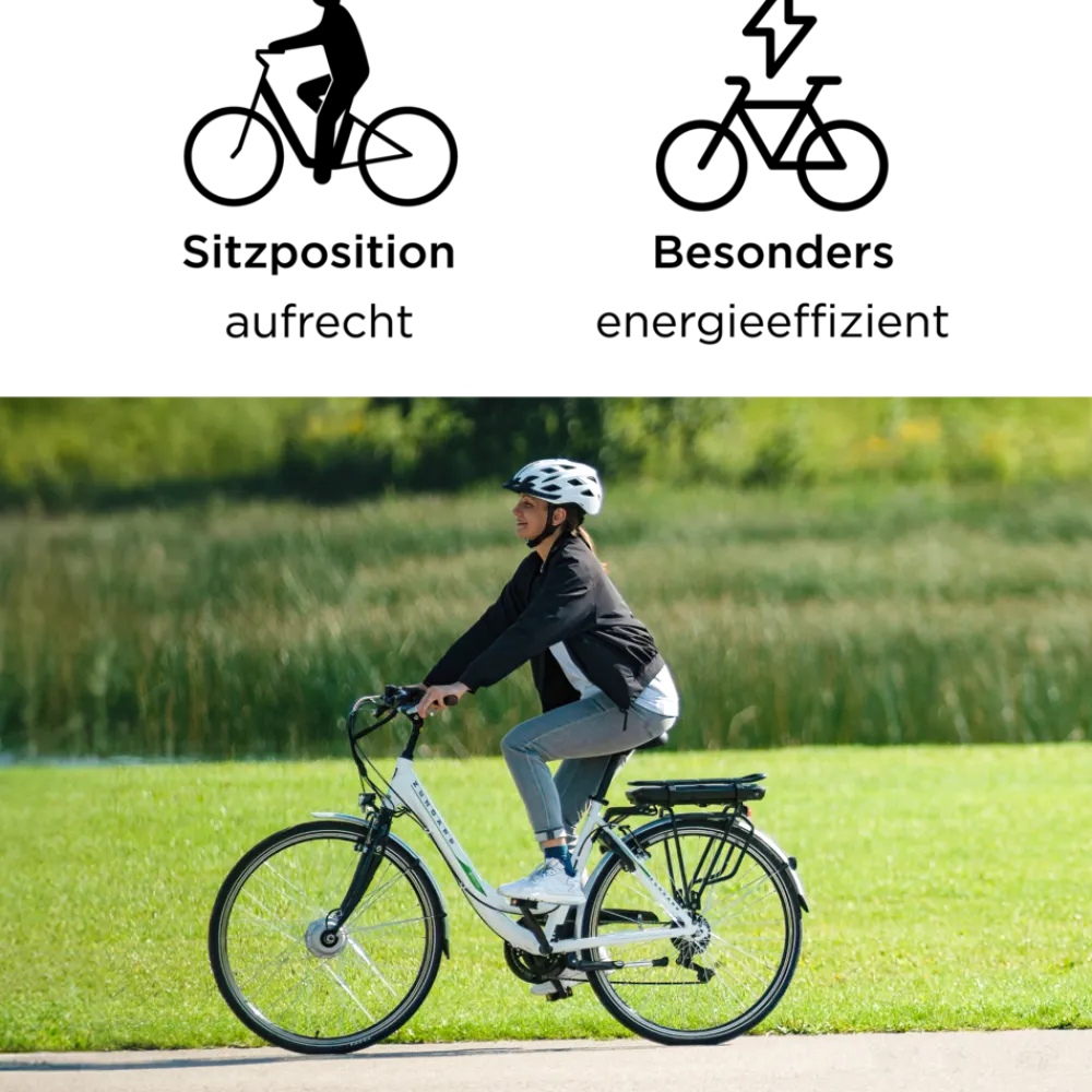 Z503 E Bike Damen ab 155 cm Damenfahrrad 28 Zoll Pedelec mit tiefem Einstieg retro Elektrofahrrad 7 Gang Schaltung E Fahrrad Stadtrad StVZO ^ Zündapp Hot