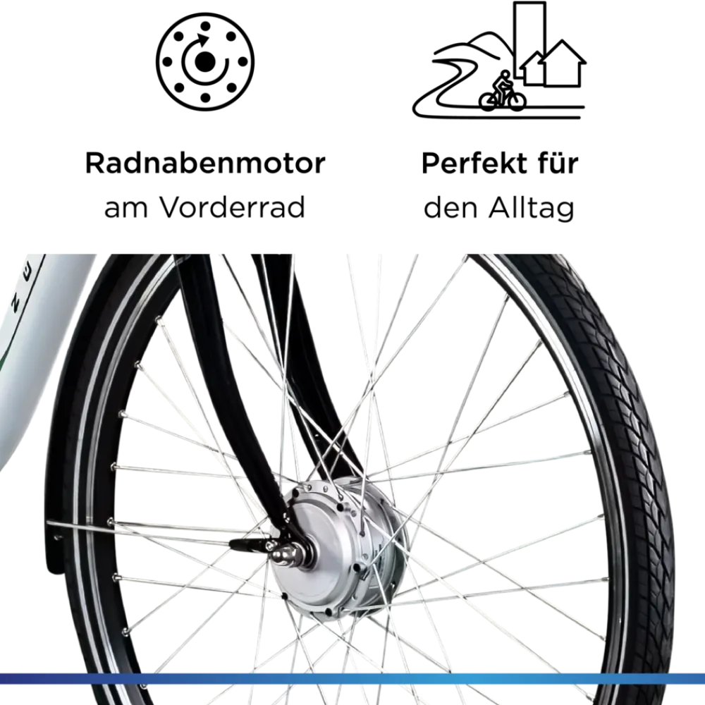 Z503 E Bike Damen ab 155 cm Damenfahrrad 28 Zoll Pedelec mit tiefem Einstieg retro Elektrofahrrad 7 Gang Schaltung E Fahrrad Stadtrad StVZO ^ Zündapp Hot