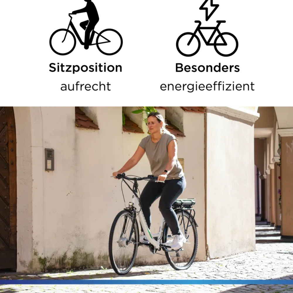 Z503 E Bike Damen ab 155 cm Damenfahrrad 28 Zoll Pedelec mit tiefem Einstieg retro Elektrofahrrad 7 Gang Schaltung E Fahrrad Stadtrad StVZO ^ Zündapp Hot