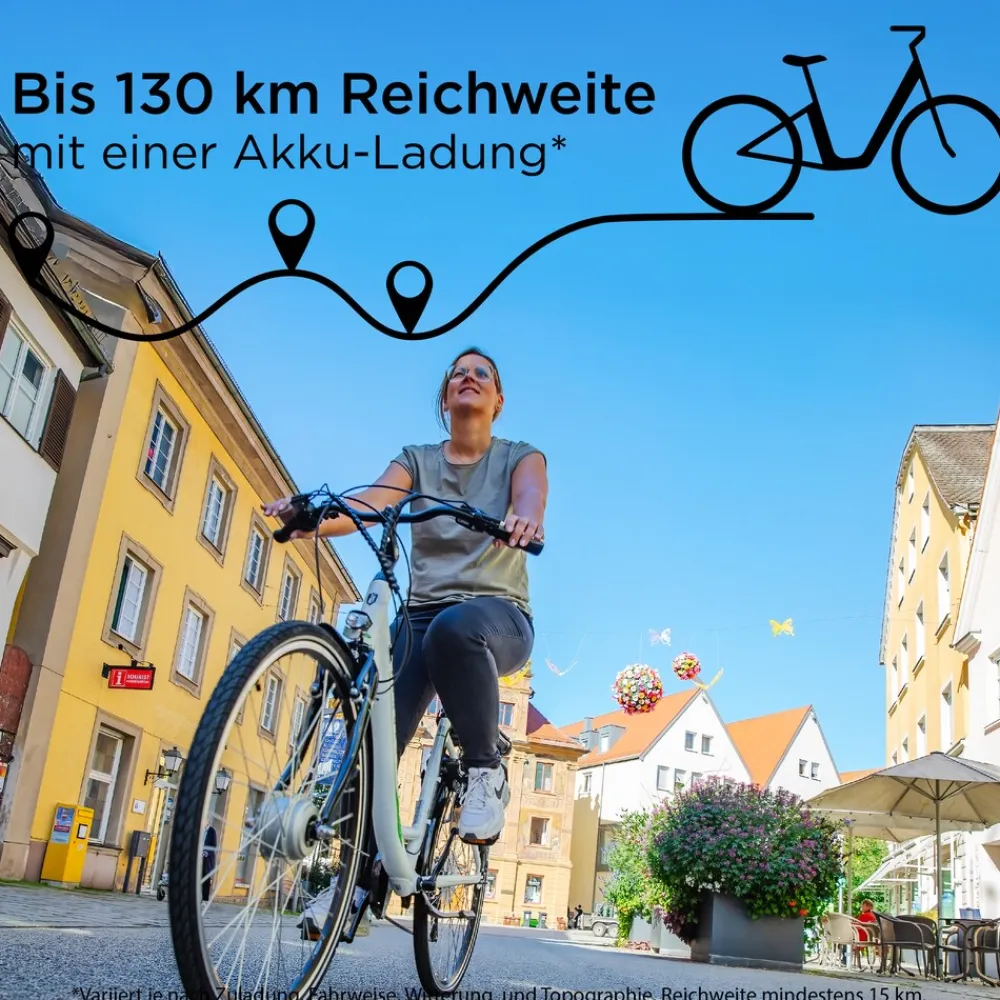 Z503 E Bike Damen ab 155 cm Damenfahrrad 28 Zoll Pedelec mit tiefem Einstieg retro Elektrofahrrad 7 Gang Schaltung E Fahrrad Stadtrad StVZO ^ Zündapp Hot