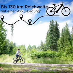 Zündapp Z808 E Bike Mountainbike 29" für Herren ab 160 cm Pedelec 10 Gang Elektrofahrrad 540Wh Scheibenbremsen schwarz/orange