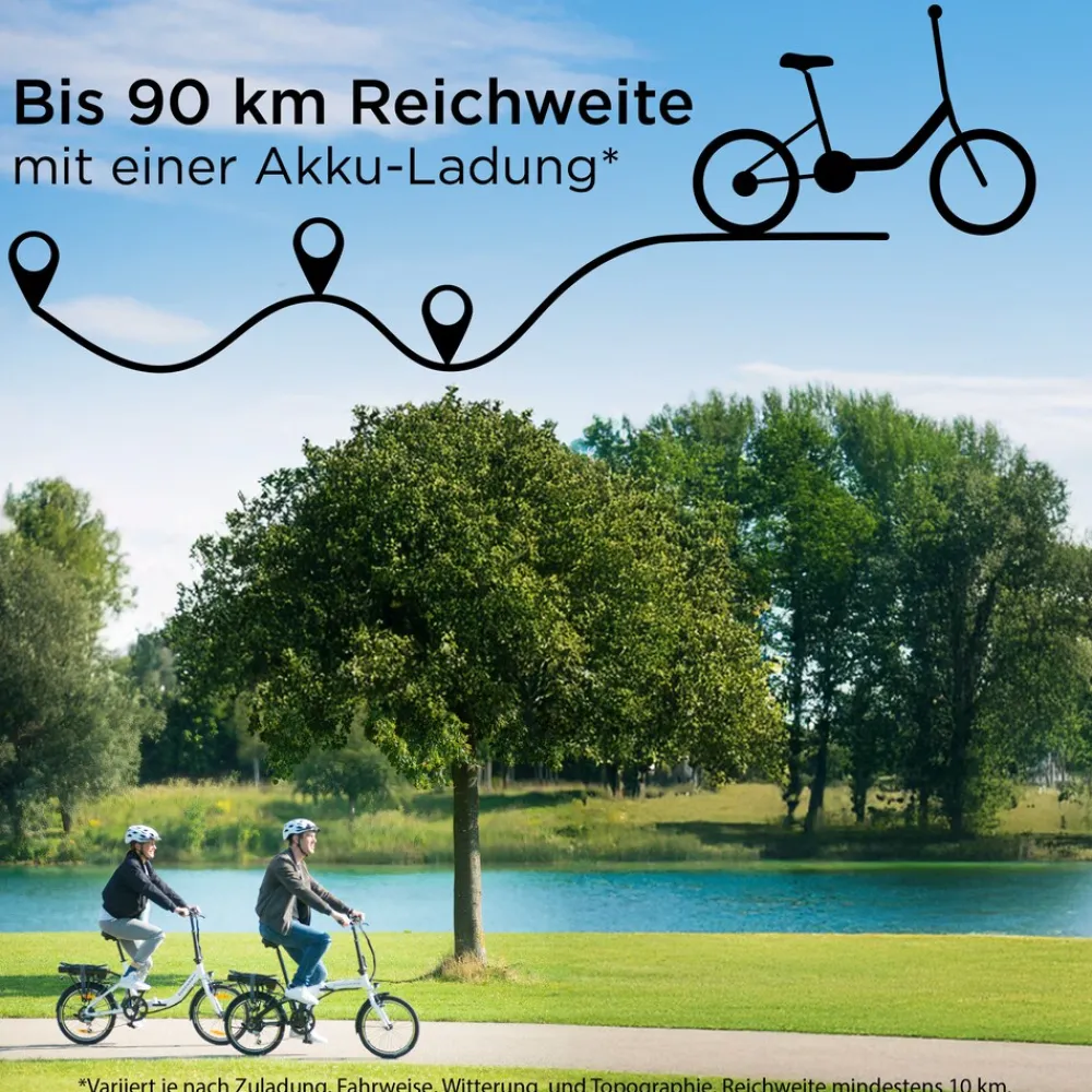 Z120 20 Zoll E Bike Elektro Bike Pedelec Faltrad E Klapprad E Fahrräder leichte Ebikes 20" Urban E Bikes Stadtrad ^ Zündapp Discount