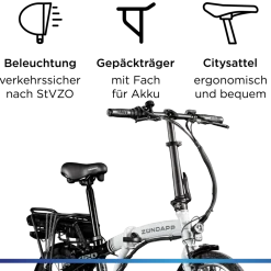 Z120 20 Zoll E Bike Elektro Bike Pedelec Faltrad E Klapprad E Fahrräder leichte Ebikes 20