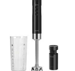 Zwilling XTEND Stabmixer-Set (100 Watt, kabellos, batteriebetrieben, 3 Geschwindigkeitsstufen, Soft-Start-Funktion, Winglet-Klinge, 600-ml-Mixbecher aus Kunststoff, Ladestation mit Powerbank-Funktion, 12V Lithium-Ionen-Akku, USB-Ladekabel, Schwarz) Discount