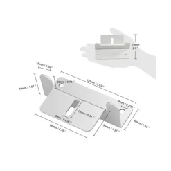 Z-Winkel Solarmodul Befestigung Set - 4 Alu-Winkel für Dach & Wand - Universell ^ Diverse Online